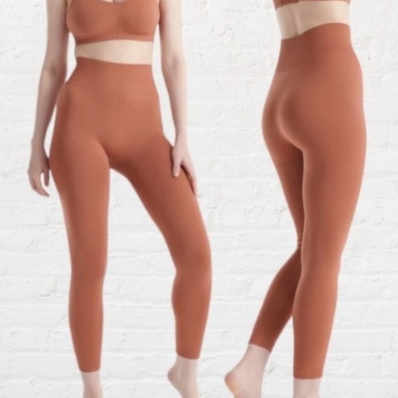 Knix Good to Go Cinnamon Copper Seamless Legging Women’s Size M NWOT - Picture 2 of 7